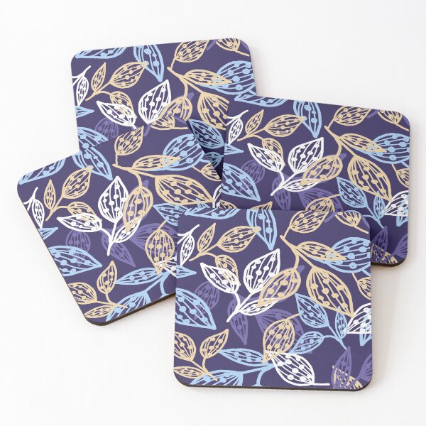 Item preview, Zinnia Leaves - Plum designed and sold by oppositedge.