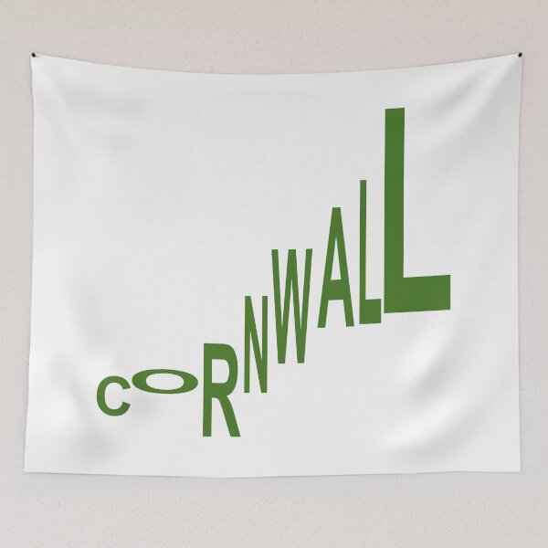 Item preview, Cornwall County Word Map designed and sold by GeorgeLemon.