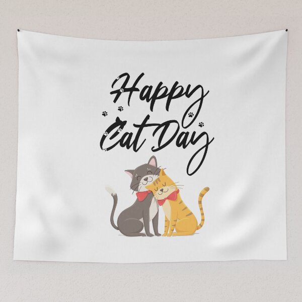 Item preview, Happy Cat Day Funny Gift For Cat Lover designed and sold by Tema EL.