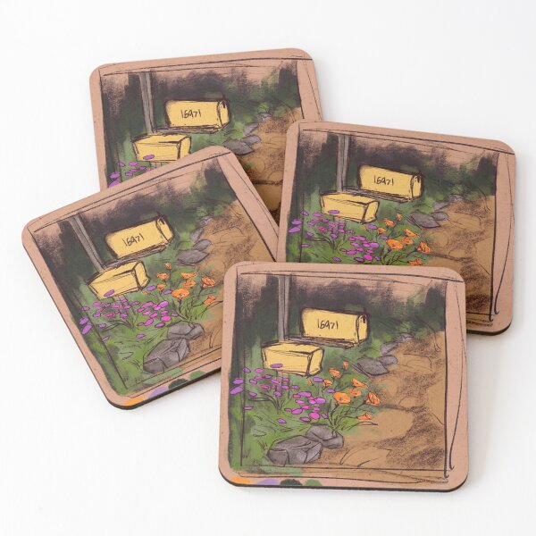 Item preview, Wildflowers Around Mailboxes designed and sold by abigail-hempell.