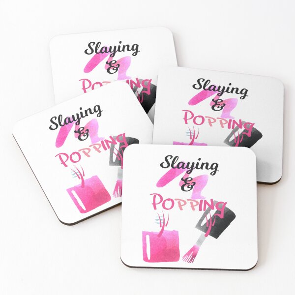 Item preview, Sassy Minimalist Pink Nail Polish Motivational Beauty Quote Design designed and sold by sinceanna.