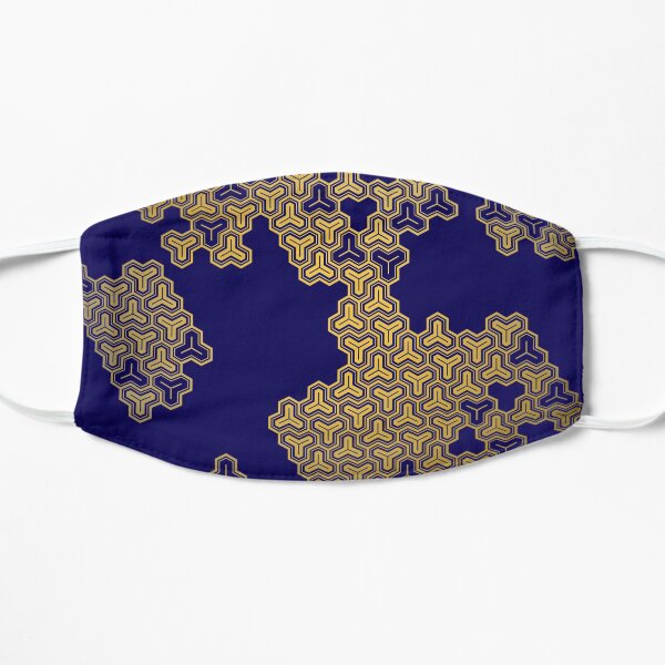 Golden geometric pattern Mask
