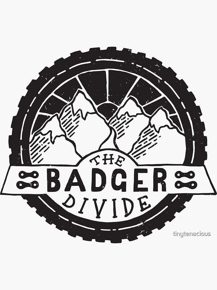Thumbnail 3 of 3, Sticker, The Badger Divide Scotland designed and sold by tinytenacious.
