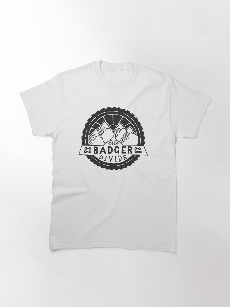 Thumbnail 3 of 7, Classic T-Shirt, The Badger Divide Scotland designed and sold by tinytenacious.