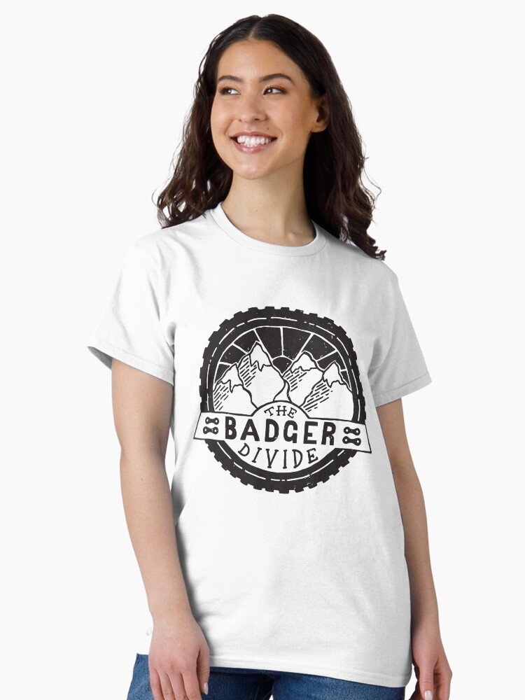 Thumbnail 1 of 7, Classic T-Shirt, The Badger Divide Scotland designed and sold by tinytenacious.