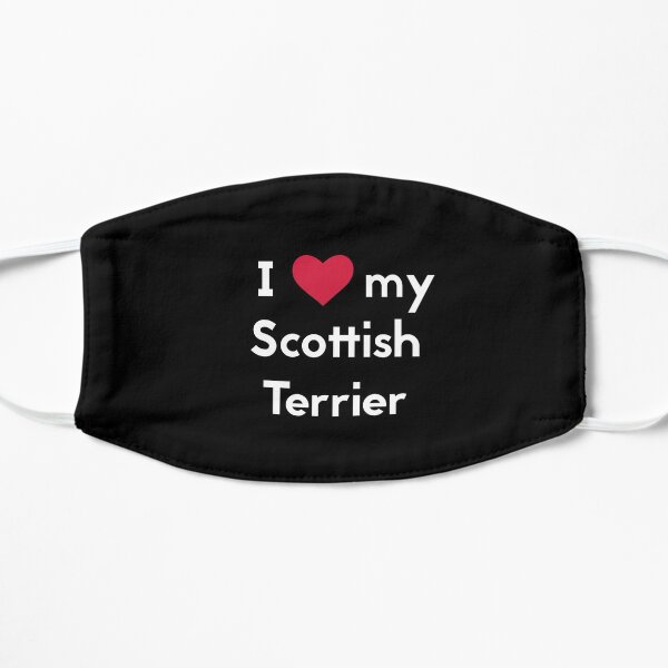 Scottish Terrier Mask, Scottie Dog Mask, I Love Scottish Terrier mask, Mask
