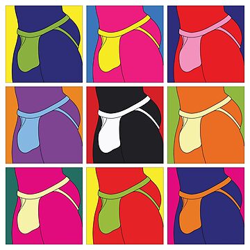 Artwork thumbnail, Pop Art Jockstrap Fantasy Nine by kololo