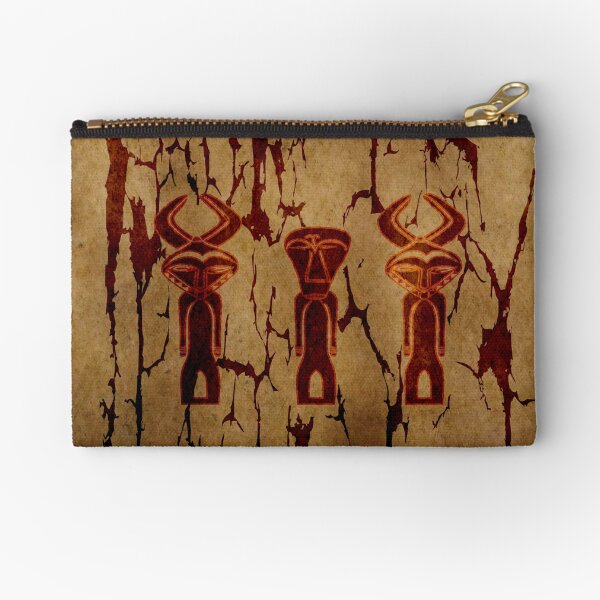 African tribal pattern Zipper Pouch