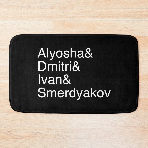 Item preview, The Brothers Karamazov Dostoevsky Character List Alyosha & Ivan & Dmitri & Smerdyakov designed and sold by kierkegaard.