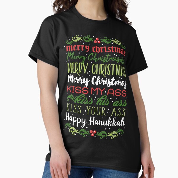 Item preview, Merry Christmas, kiss my ass designed and sold by ninthstreet.