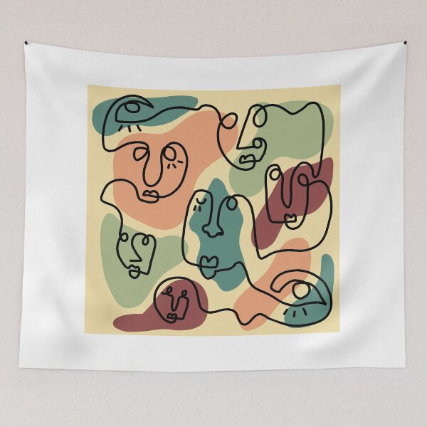 Item preview, Abstract Faces designed and sold by BellaStagg.