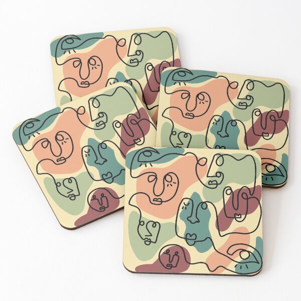 Item preview, Abstract Faces designed and sold by BellaStagg.