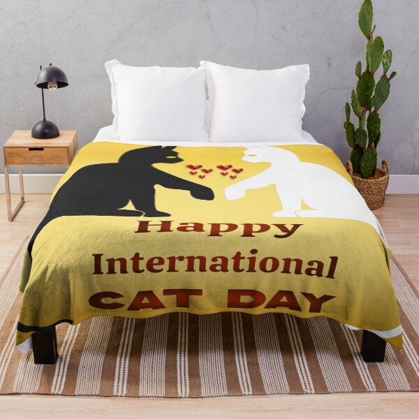 Item preview, HAPPY INTERNATIONAL CAT DAY designed and sold by Ralek.