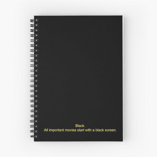 Item preview, Black. All Important Movies Start with A Black Screen designed and sold by alophia.