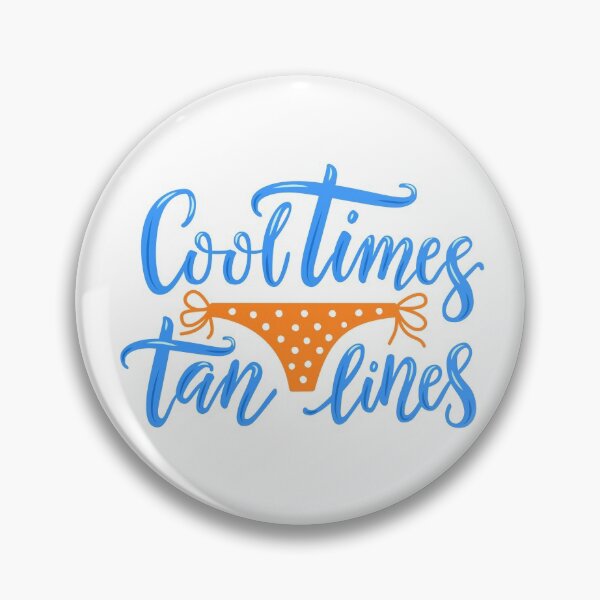 Item preview, Cool times tan lines phrase, retro polka dot women's swimming trunks pattern designed and sold by AidanShea.