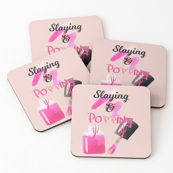 Item preview, Light Pink Sassy Minimalist Pink Nail Polish Motivational Beauty Quote Design designed and sold by sinceanna.