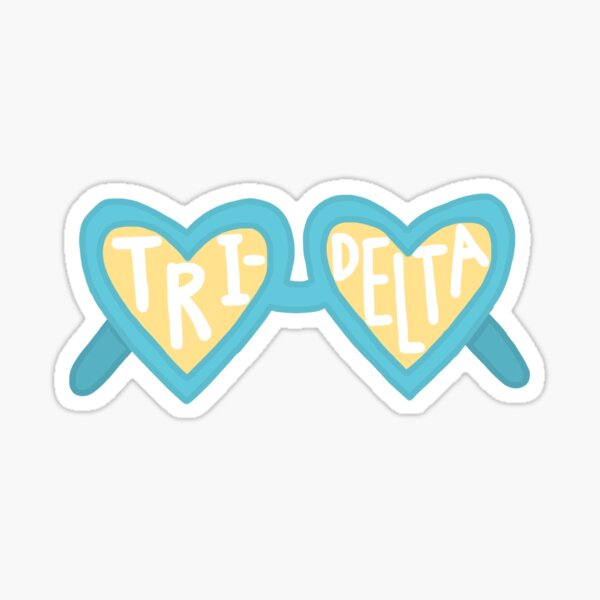 Tri Delt Sunglasses Sticker