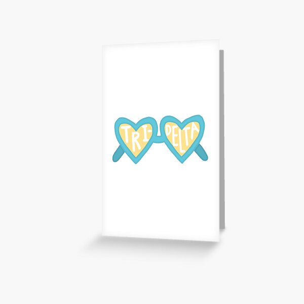 Tri Delt Sunglasses Greeting Card