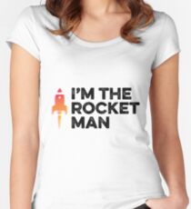 Rocket Man Women's Fitted Scoop T-Shirt