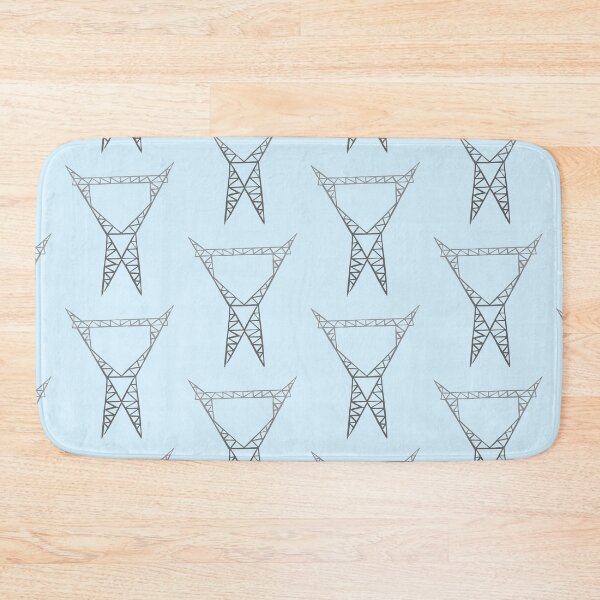 Item preview, Delta Pylon in shades of grey designed and sold by Inkysloth.