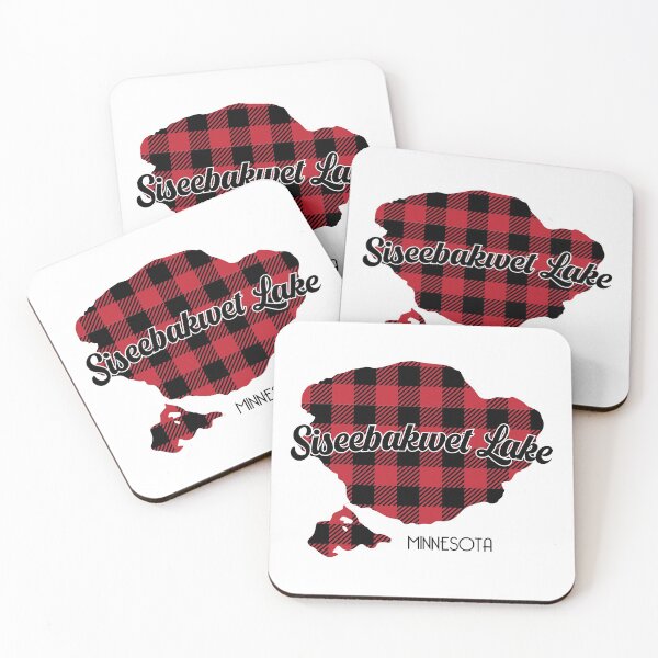 Item preview, Siseebakwet (Sugar) Lake, Cohasset, MN Plaid designed and sold by ilakethat.