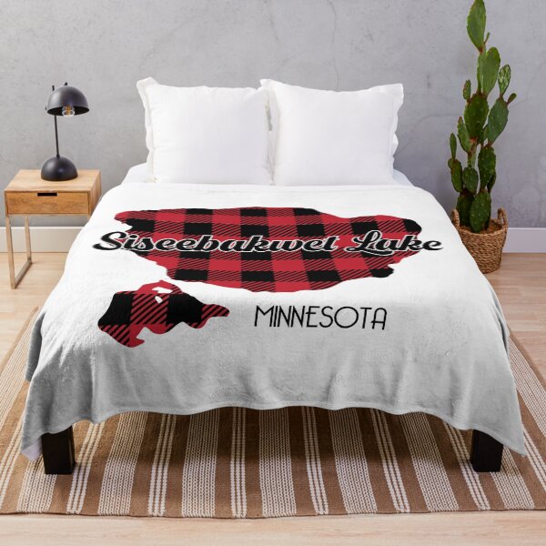 Item preview, Siseebakwet (Sugar) Lake, Cohasset, MN Plaid designed and sold by ilakethat.
