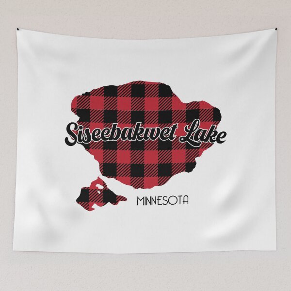 Item preview, Siseebakwet (Sugar) Lake, Cohasset, MN Plaid designed and sold by ilakethat.