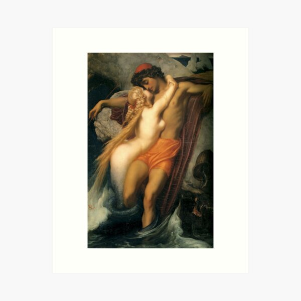 Leighton's "The Fisherman and the Syren" Art Print