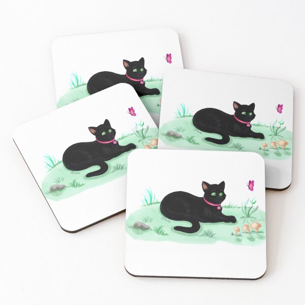 Item preview, Happy black Cat designed and sold by atrixfromice.