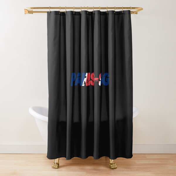 PARIS-SG logo supporter Rideau de douche