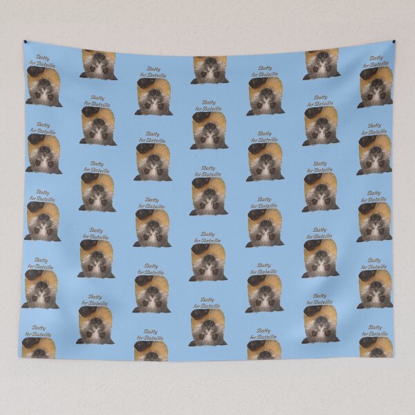 Item preview, Batzilla - Batty for Batzilla baby blue background   designed and sold by batzilla.