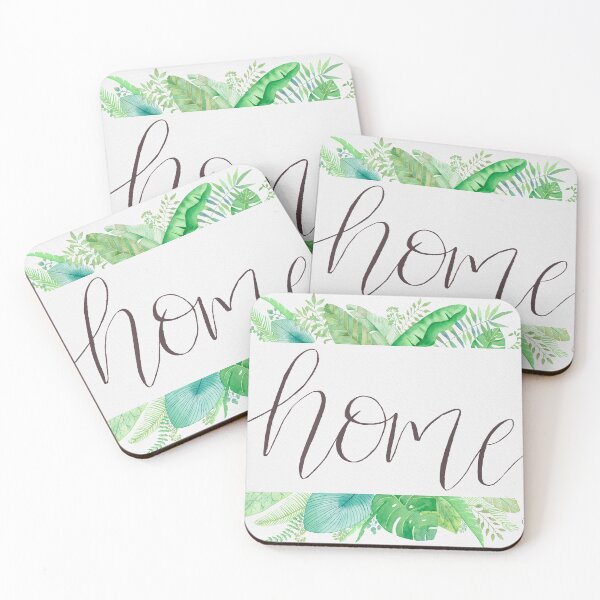 Item preview, Tropical Home Sign Black designed and sold by VioletaBaez.