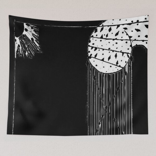 Item preview, Black And White Diamond Swirl and Fall designed and sold by ThatGirlDoodles.