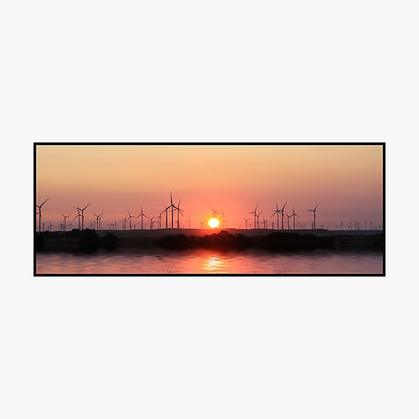 Item preview, Sunset and windmills  designed and sold by Kimberly Palmer.