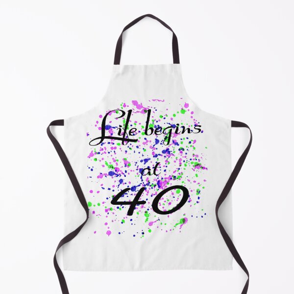 Item preview, Life begins at 40 designed and sold by Louise Bastard.