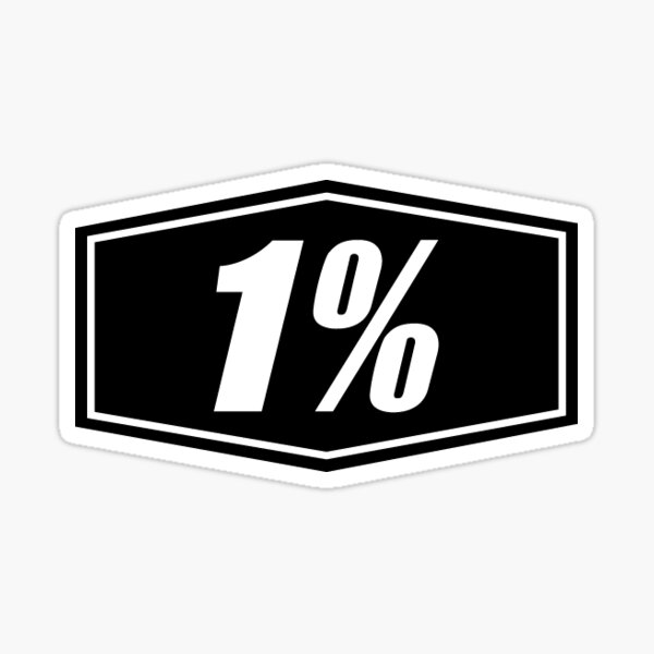 Aperçu de l'œuvre one percent créée et vendue par riderwannabe.