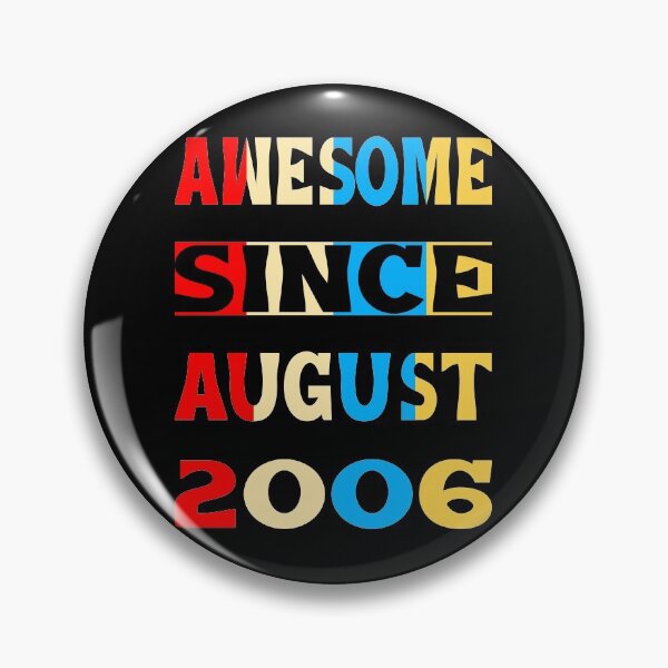 Item preview,  awesome since august 2006 funny gift for level 14 unlocked designed and sold by khalidelk.