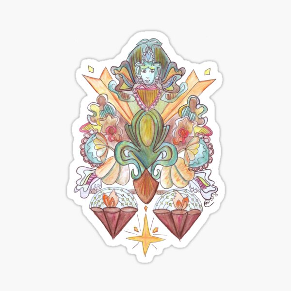 Lady of the Great Lakes Sticker