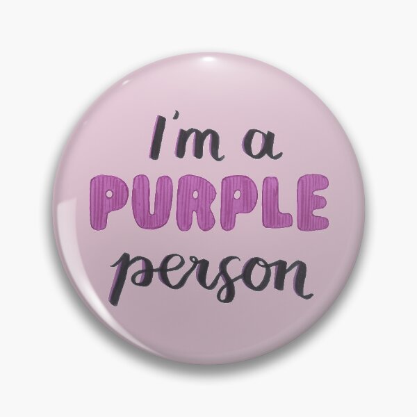 Item preview, "I'm a Purple Person" graphic designed and sold by artichokes.