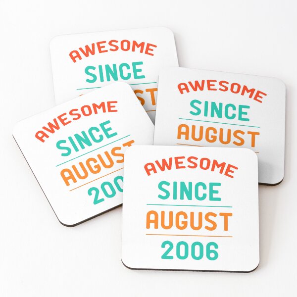 Item preview,  awesome since august 2006 funny gift for level 14 unlocked gift idea for born 2006 designed and sold by khalidelk.