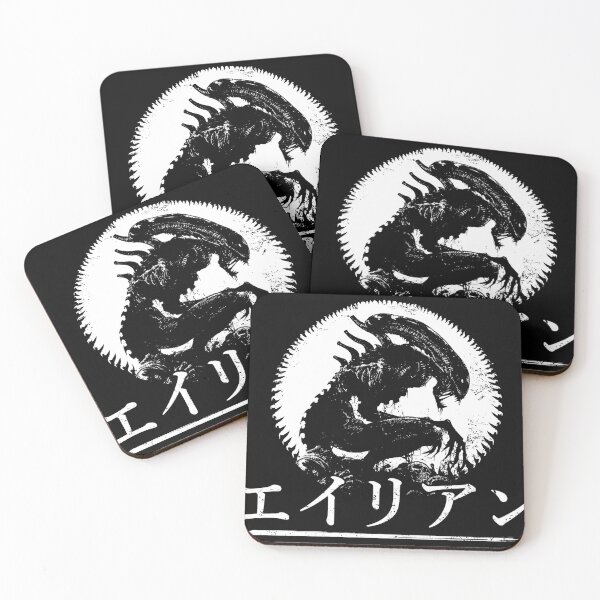 Item preview, Kanji Alien (For Dark Shirts) designed and sold by Lost In Shirts.
