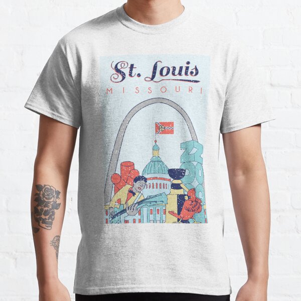  Vintage Quote The Lou - St. Louis Missouri T-Shirt : Sports &  Outdoors