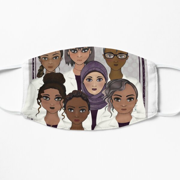 Women in Science Flat Mask