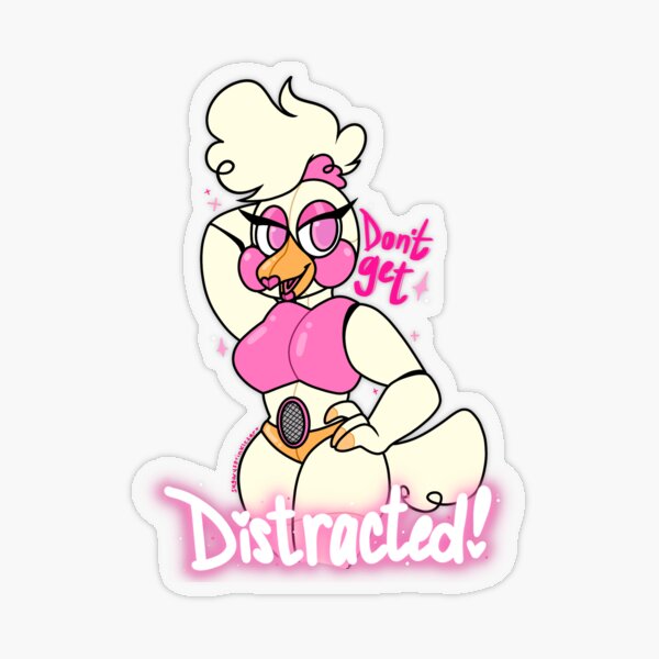 FNAF Funtime Chica Sticker for Sale by ChocolateColors