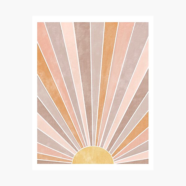 Boho Sunset Photographic Print