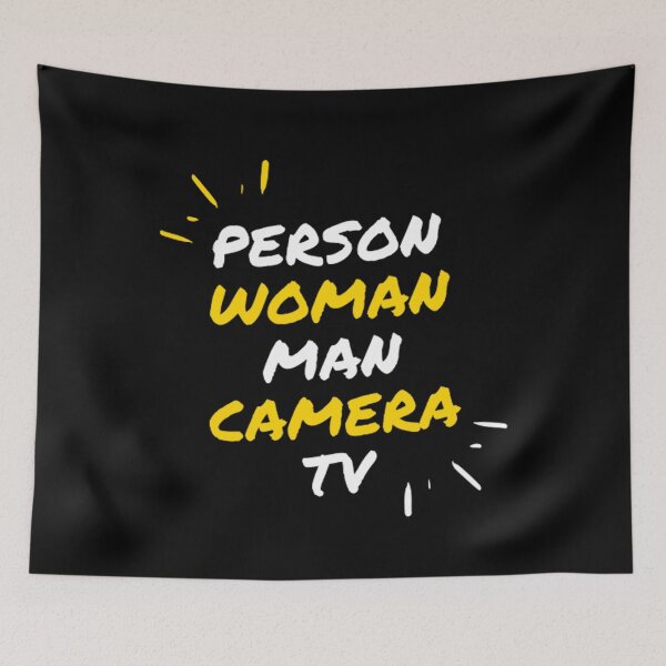 Item preview, person, woman, man, camera, tv designed and sold by amon shop.