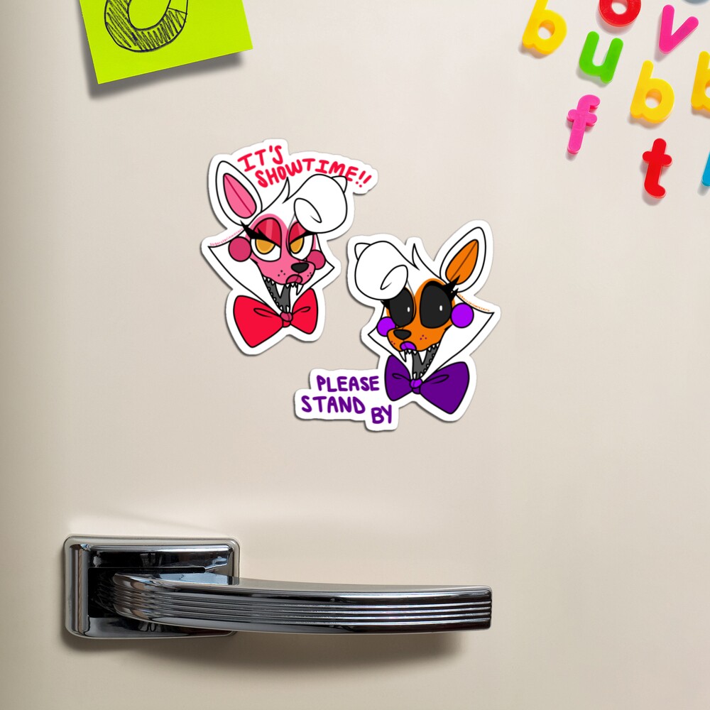 Funtime Foxy and Lolbit Magnet for Sale by sugarysprinkles