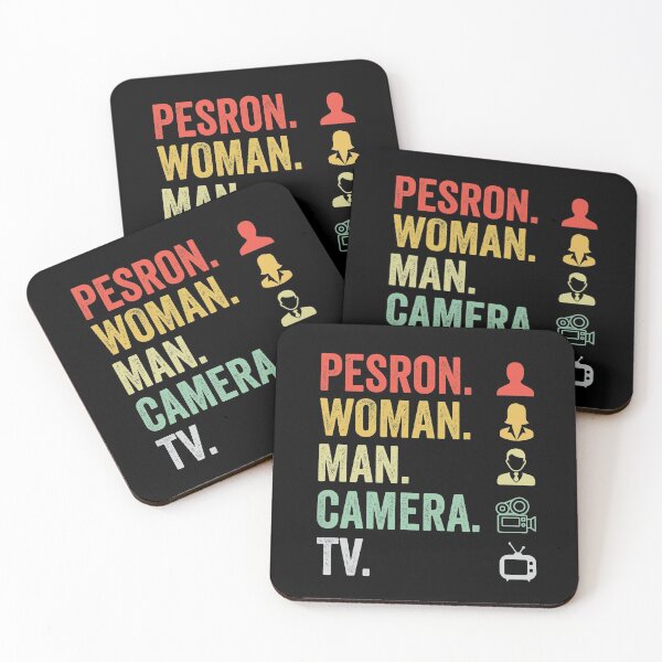 Item preview, Person Woman Man Camera Tv Anti Trump designed and sold by kader85.