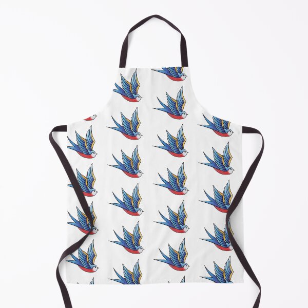 Item preview, Blue swallow tattoo designed and sold by emeteneme.