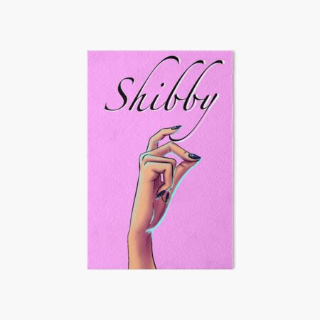 Shibby Finger Snap Art Board Print